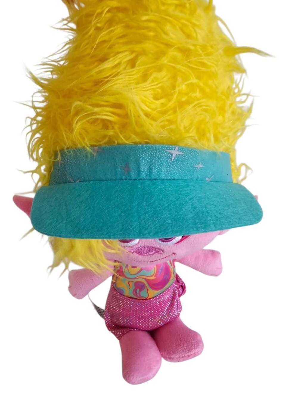 Just Play Viva Plush Doll DreamWorks Trolls Band Together Pink Yellow Hair